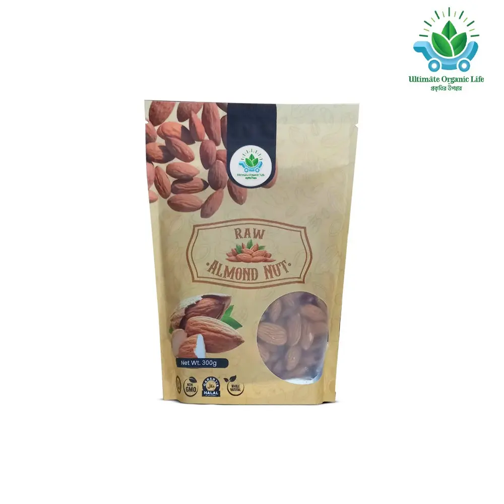UOL Raw Organic Almond Nuts (300g)