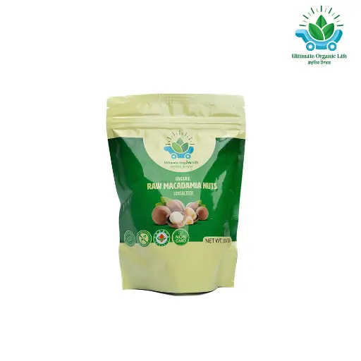 Organic Raw Macadamia Unsalted Nuts 300g