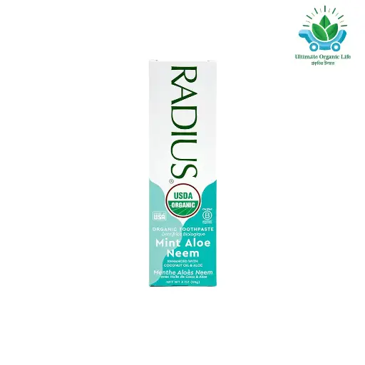 Organic Toothpaste Mint Aloe Neem (85g)